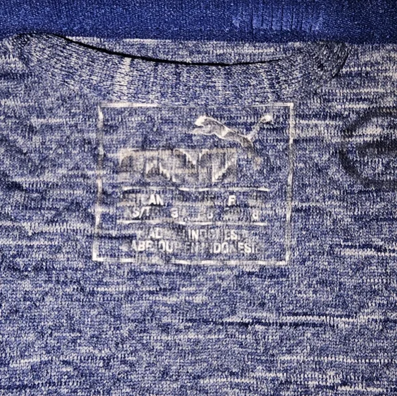 Puma Quilted Light Blue Hooded Jacket size XS - Picture 5 of 7